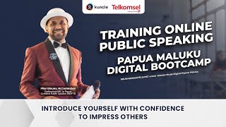 Training Online Public Speaking with Piter Ginuny - Professional MC in Papua