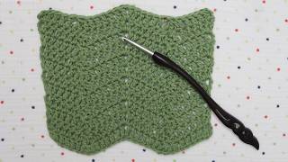 How To Crochet Large Chevron Stitch- Easy Crochet Stitch Tutorial For Beginners