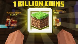 Trading from Dirt to 1 Billion coins! (Hypixel Skyblock)