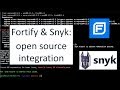 Open Source Integration: Fortify SSC and Snyk (2019)