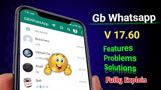 Gb Whatsapp v17.60 problem and solutions/ v17.60 all hidden features #gbwhatsapptips / Asad-Ali-tech