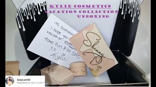 Kylie Cosmetics "Vacation Collection" Unboxing | Fiji Ultra Glow + Skinny Dip Duo | Kylie Jenner