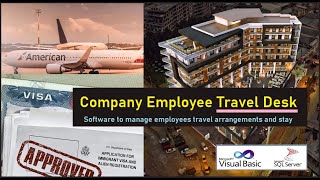 Employee Travel Desk vb.net project with SQL server database | How to make project | VB191 #highblix