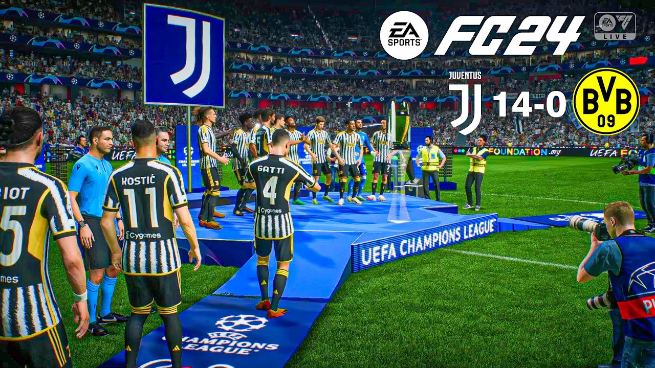 FC24 - Juventus Vs Borussia Dortmund - UEFA Champions League Final 2024 ...