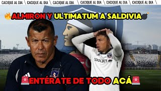 ⚠️⚪⚫ ¿PELIGRA LA TITULARIDAD DE SALDIVIA? 🔥 ENTÉRATE TODO LO QUE DIJO ALMIRÓN🚨👀