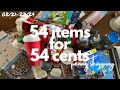 Shop with Me | Dollar General Penny Shopping; 54 items for 54¢; HAUL