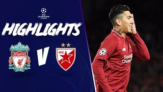Salah at the double | Liverpool 4-0 Red Star | Champions League