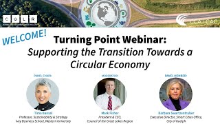 Turning Point Webinar: Supporting the Transition Towards a Circular Economy