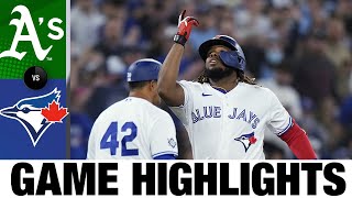 Athletics vs. Blue Jays Game Highlights (4/15/22) | MLB Highlights