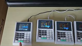 Queue Management System(Freequeue)---Four counters working system