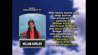 William Aurelien Short Obituary