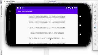 Java Android GPS tracking app