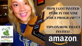 HOW TO GET INVITED TO BE A AMAZON VINE VOICE?  HOW TO  GET IN THIS INVITATION ONLY PROGRAM