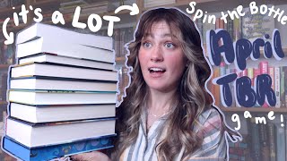 Spin the Bottle TBR Game for April🌧️ | maybe the most chaotic month yet😅