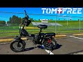 FHW TOMOFREE Folding E-Bike 1200W Motor, 31MPH City Ride #ebike #battery