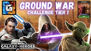 Two Down! Ground War Challenge Tier 1 Complete - 3 Stars