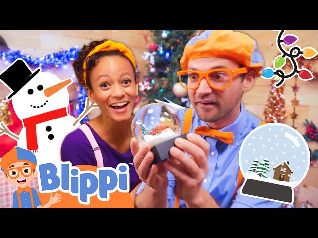 Blippi And Meekah S Holiday Snow Globe Best Of Blippi Toys