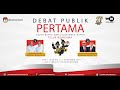 LIVE STREAM ~ DEBAT PUBLIK PERTAMA CALON BUPATI & CALON WAKIL BUPATI TELUK WONDAMA