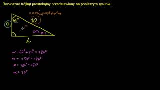 Rozwiązywanie trójkąta 30-60-90