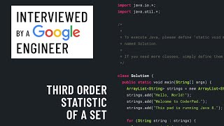 Java interview with a Google engineer