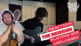 Is it Faked?? Tim Henson - Playing God 'Unplugged' ||  Reaction!!