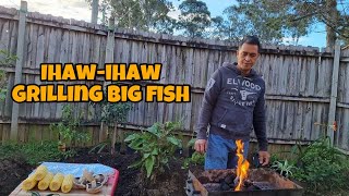 GRILLING BIG FISH/ NAG-IHAW NG ISDA…crimson snapper 🇦🇺