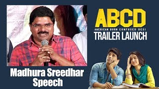Producer Madhura Sreedhar Speech | #ABCD Trailer Launch | Allu Sirish | Rukshar Dhillon