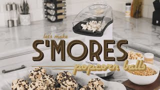 S'mores Popcorn | Using NAPH16WHSB6A Nostalgia Hot Air Popcorn Maker