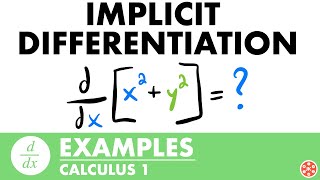 Implicit Differentiation Examples | Calculus - JK Math