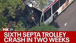 SEPTA trolley crash in West Philadelphia becomes latest in series of incidents