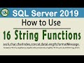 You must master these 16 SQL Server string functions