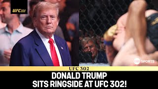 Donald Trump receives thunderous applause at UFC 302 🇺🇸
