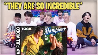 BTS Reaction😍 On Hangover 💜full hd  Song ll salman khan ll jacqueline fernandez ll kick movie