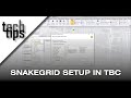 How to set up a snakegrid in Trimble Business Center
