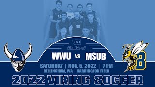 MSOC | WWU vs. MSU Billings (11/5, 7 pm)