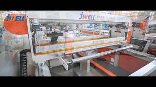 Jwell PVC foam board extrusion lines 金纬PVC发泡板木饰面网红机   YouTube