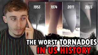 Brit Reacting to The 10 Worst Tornado Years In American History