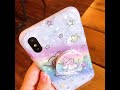 unicorn iphone case with pop rocket