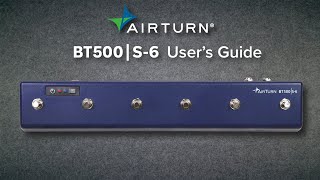 AirTurn BT500|S-6 User's Guide