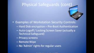 InfoSec Management for Practices Physical & Technical Safeguards for HIPAA Security Rule Compliance