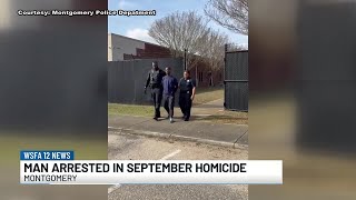 Man arrested in September Montgomery homicide