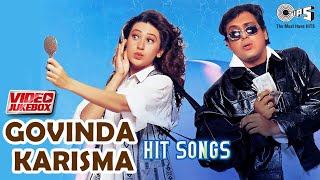 Govinda & Karisma Kapoor Super Hit Songs | Video Jukebox | 90's Hits | Govinda Karisma Dance Hits
