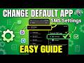 How to Change Text Message Settings on Android