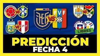Predicción Fecha 4 Sudamericano Sub20 | Grupo A y Grupo B ⚽🏆