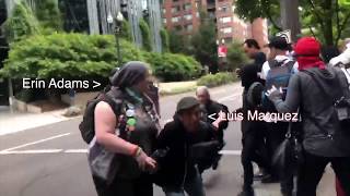 Luis Marquez and ANTIFA assaulting and stealing from elderly YouTuber