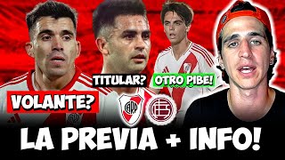 GALLARDO CONVOCÓ A ESTE JUVENIL! EL PITY MARTINEZ PUEDE IR DE ENTRADA? PREVIA VS LANÚS + REFUERZOS??