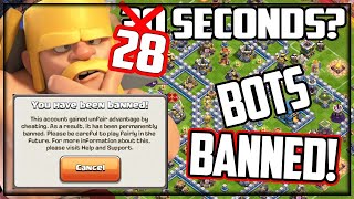 BOTS BANNED - Are Challenge Times LEGIT? Clash of Clans