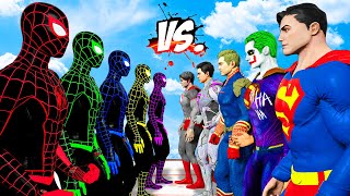 TEAM ULTIMATE SPIDER-MAN vs TEAM SUPERMAN - EPIC SUPERHEROES WAR