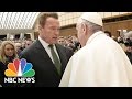 Arnold Schwarzenegger And Pope Francis Team Up Against Climate Change | NBC News