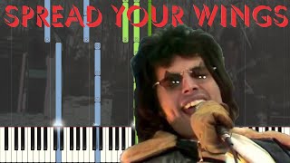Queen - Spread Your Wings Piano/Karaoke *FREE SHEET MUSIC IN DESC* As Played by Queen